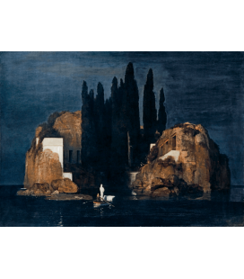 Arnold Bocklin - L'isola dei morti. Stampa su tela