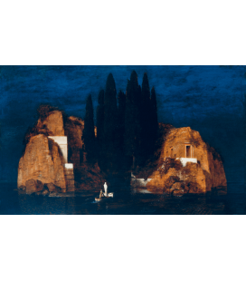 Arnold Bocklin - L'isola dei morti. Stampa su tela