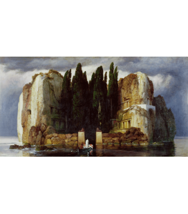 Arnold Bocklin - L'isola dei morti IV. Stampa su tela
