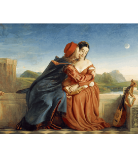 William Dyce - Francesca da Rimini. Stampa su tela