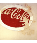 Mario Schifano - Coca cola. Stampa su tela
