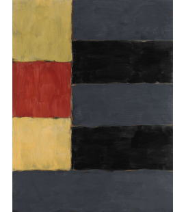 Sean Scully - Inserisci Il giallo. Stampa su tela