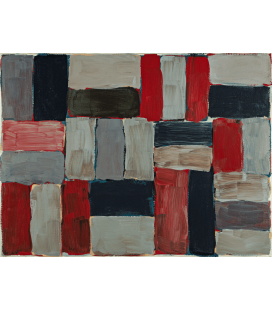 Sean Scully - Piccola parete grigia. Stampa su tela