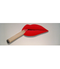 Tom Wesselmann - Labbra. Stampa su tela