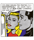 Roy Fox Lichtenstein - Brad, tesoro. Stampa su tela