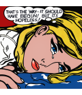 Roy Fox Lichtenstein - Questa è la via senza speranza. Stampa su tela