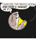 Roy Fox Lichtenstein - Posso vedere l'intera stanza. Stampa su tela