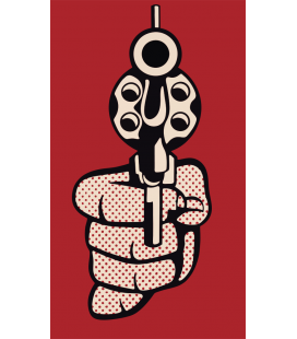 Roy Fox Lichtenstein - Pistola. Stampa su tela