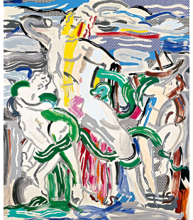 Roy Fox Lichtenstein - Laocoonte. Stampa su tela