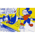 Roy Fox Lichtenstein - Guarda Mickey. Stampa su tela