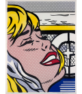 Roy Fox Lichtenstein - Ragazza a bordo. Stampa su tela