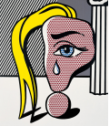 Roy Fox Lichtenstein - Ragazza con lacrima II. Stampa su tela