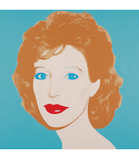 Andy Warhol - Ritratto di una donna (Linda Oxenburg). Stampa su tela