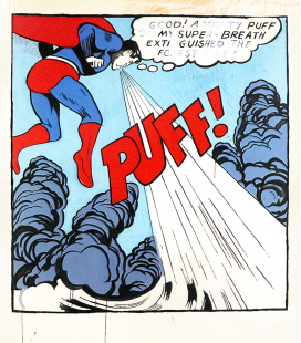 Andy Warhol - Superman. Stampa su tela