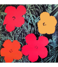 Andy Warhol - Flowers. Stampa su tela