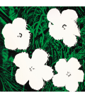 Andy Warhol - Flowers. Stampa su tela