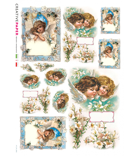 Carta di riso per decoupage VIT-SPI-0006