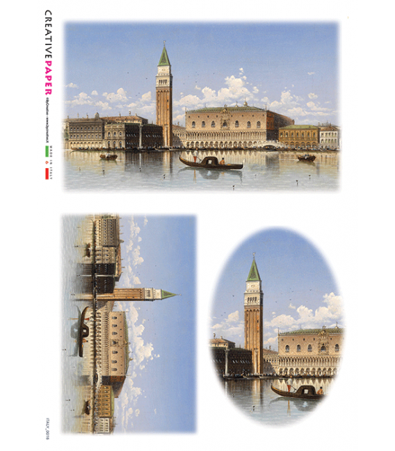 Carta di riso per decoupage ITALY-0016