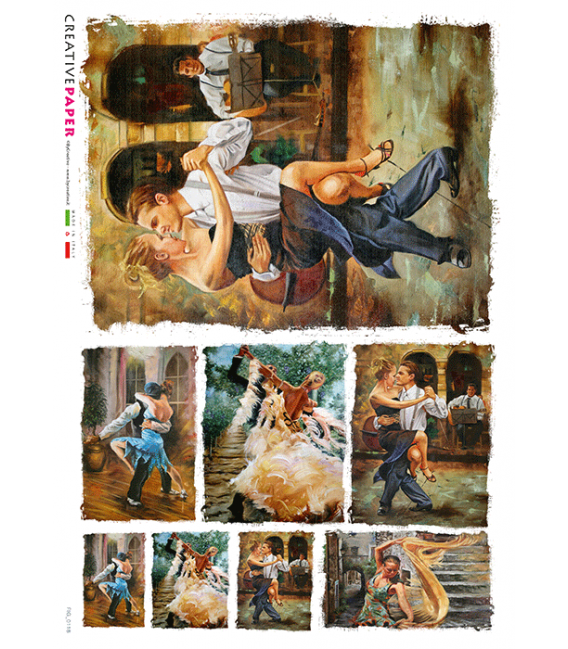 Carta di riso per decoupage FIG-0118