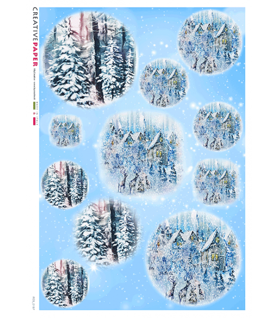 Carta di riso per decoupage FES-0157
