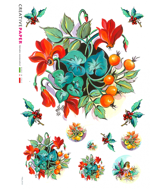 Carta di riso per decoupage FES-0139