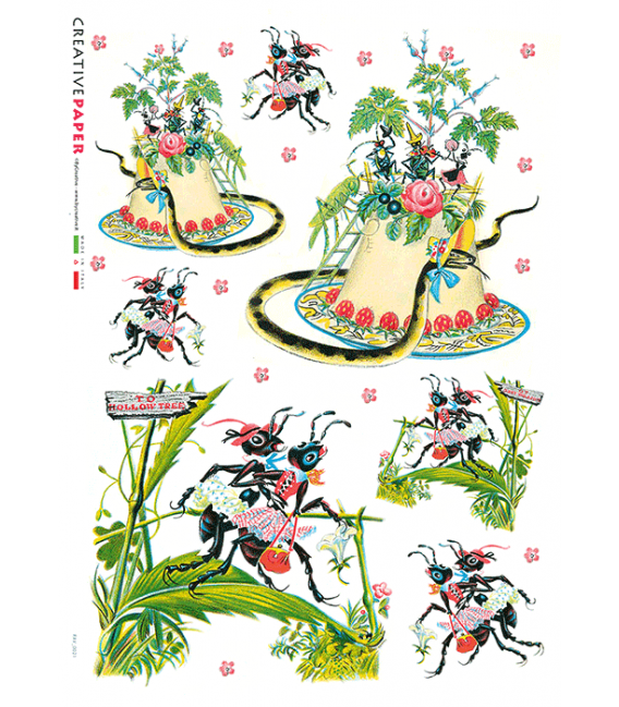 Carta di riso per decoupage FAV-0021