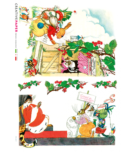 Carta di riso per decoupage FAV-0017
