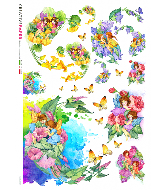 Carta di riso per decoupage FATE-0021