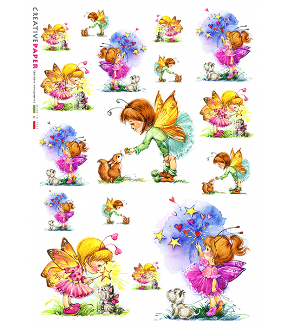 Carta di riso per decoupage FATE-0019