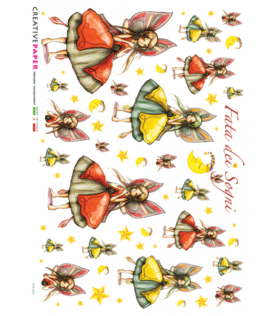 Carta di riso per decoupage FATE-0012