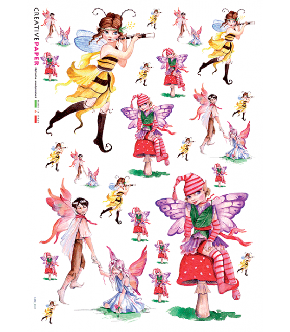 Carta di riso per decoupage FATE-0011