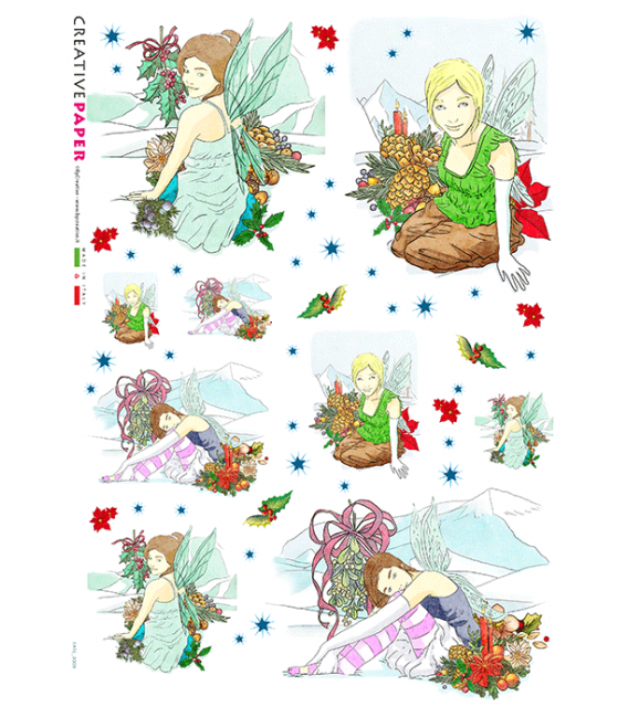 Carta di riso per decoupage FATE-0008