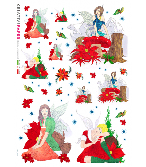 Carta di riso per decoupage FATE-0007