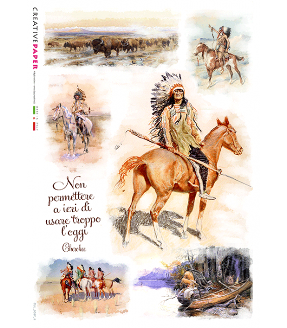 Carta di riso per decoupage CUL-0037-it