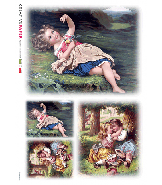Carta di riso per decoupage BAM-0050