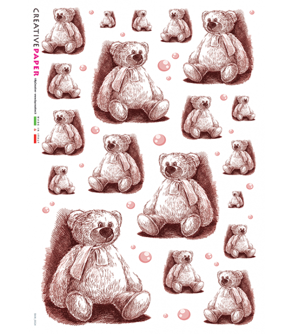Carta di riso per decoupage BAM-0024