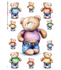 Carta di riso per decoupage BAM-0022