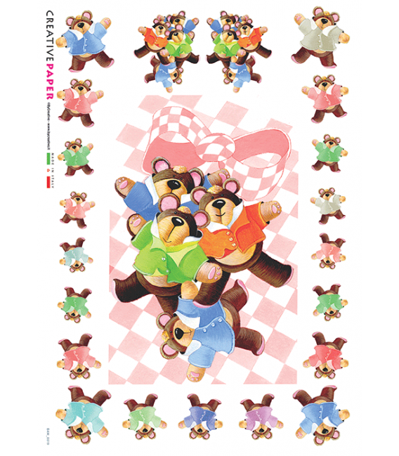 Carta di riso per decoupage BAM-0019