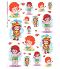 Carta di riso per decoupage BAM-0013