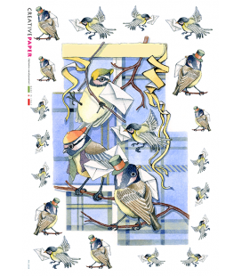 Carta di riso per decoupage ANI-0028