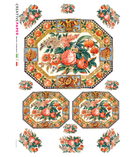 Carta di riso per decoupage -VIT-FLO-0016-bis