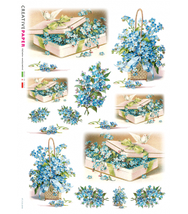 Carta di riso per decoupage -VIT-FLO-0008-bis