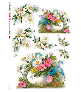 Carta di riso per decoupage -VIT-FLO-0007-bis