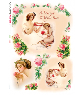 Carta di riso per decoupage -VIT-FES-0022-bis