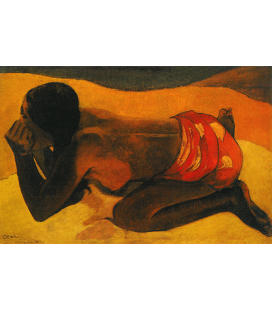 Printing on canvas: Paul Gauguin - Otahi (alone)
