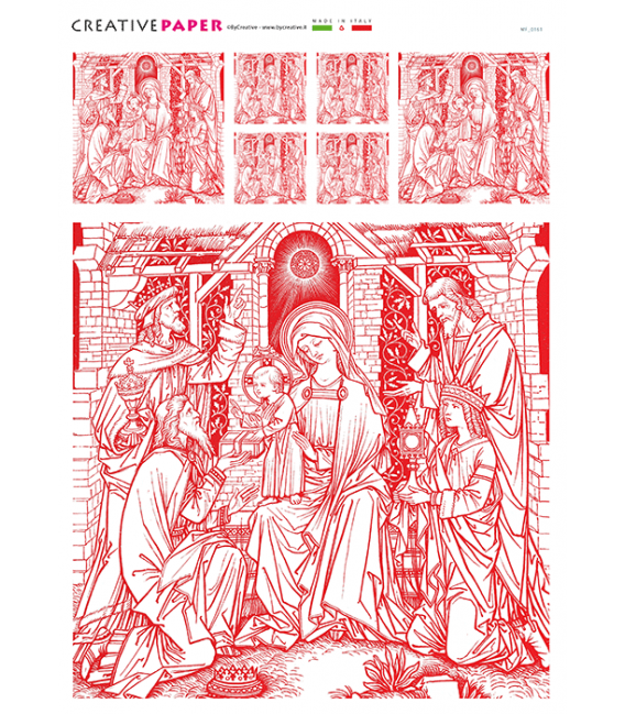 Carta di riso per decoupage MF_0161