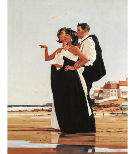Stampa su tela: Jack Vettriano - The Missing Man II
