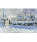 Claude Monet - Gazza. Stampa su tela