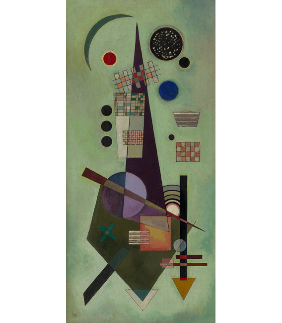 Stampa su tela: Kandinsky Vassily - Esteso ( Ausgedehnt )
