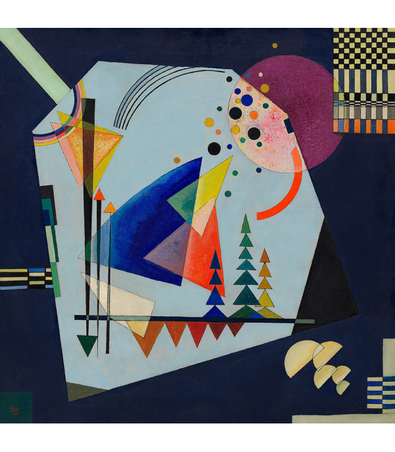 Kandinsky Vassily - Three Sounds ( Drei Klänge ) Stampa su tela